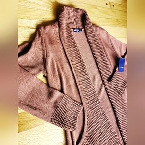 NWT- Warm Autumn Brown Cardigan- Verve Ami - Small